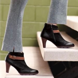 Paul Green | Black | Leather Ankle Boots | Sz 5.5 EUC